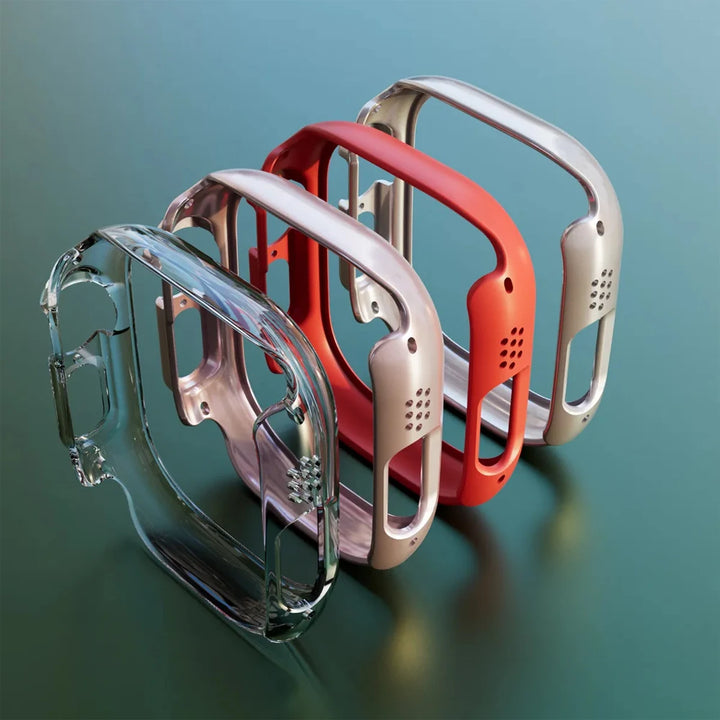 Cover Case For Apple Watch Ultra 2 3 49mm Accessories Hollow Hard PC Bumper Shell Protector iWatch Series Ultra 3 2 1 Protective