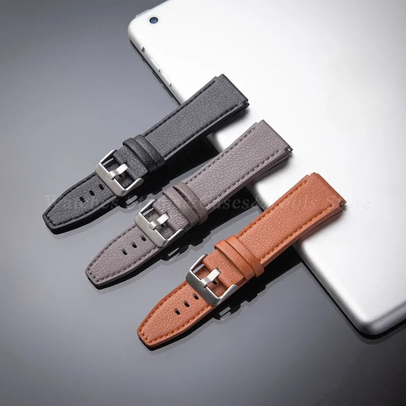 22mm Genuine Leather Strap Band For Huawei Watch GT3 GT 3 Pro/GT 4 Pro/GT 2 Pro Sport Watchband Smartwatch Replacement Bracelets