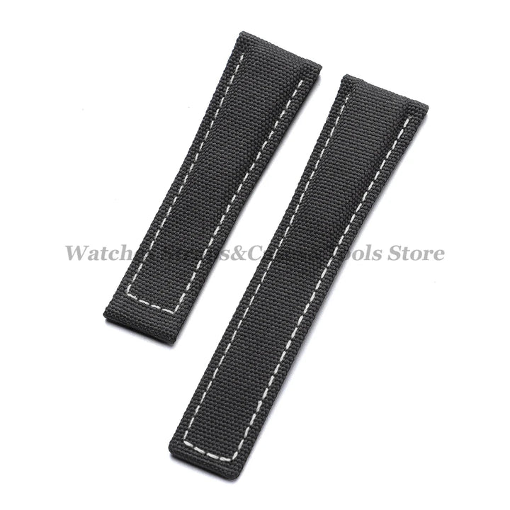 Canvas Nylon Strap (20–22mm) – Folding Buckle Sport