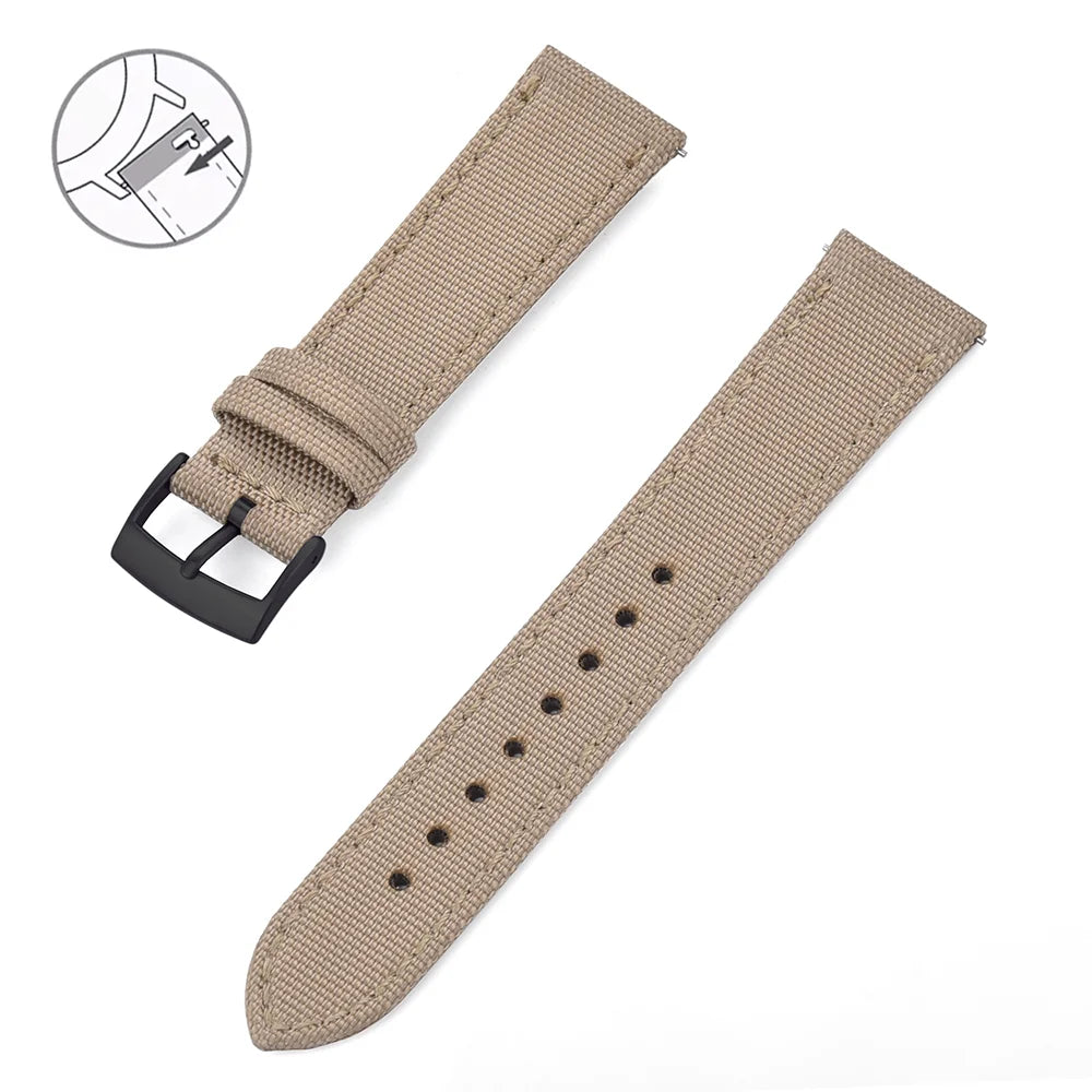 Sailcloth Nylon Watch Strap