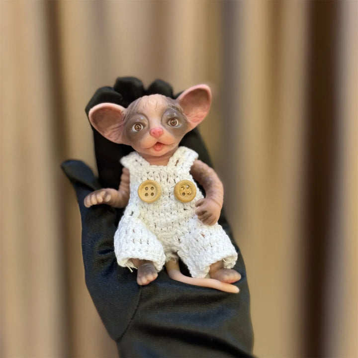 10–11 cm Mini Silicone Tiger Reborn Doll