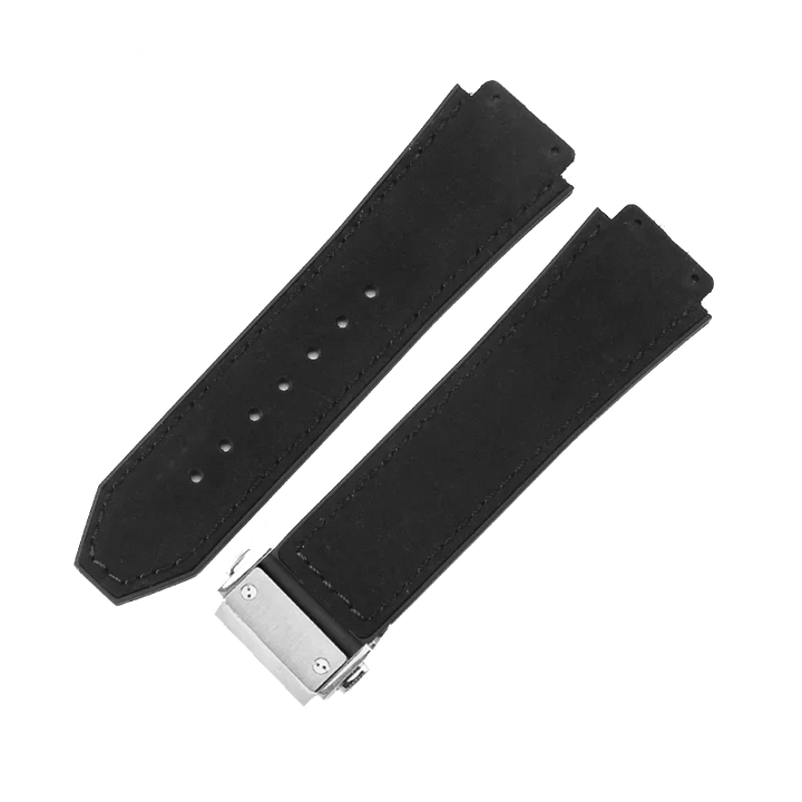 Hublot Yubo Leather & Silicone Hybrid Watch Strap 26×19mm