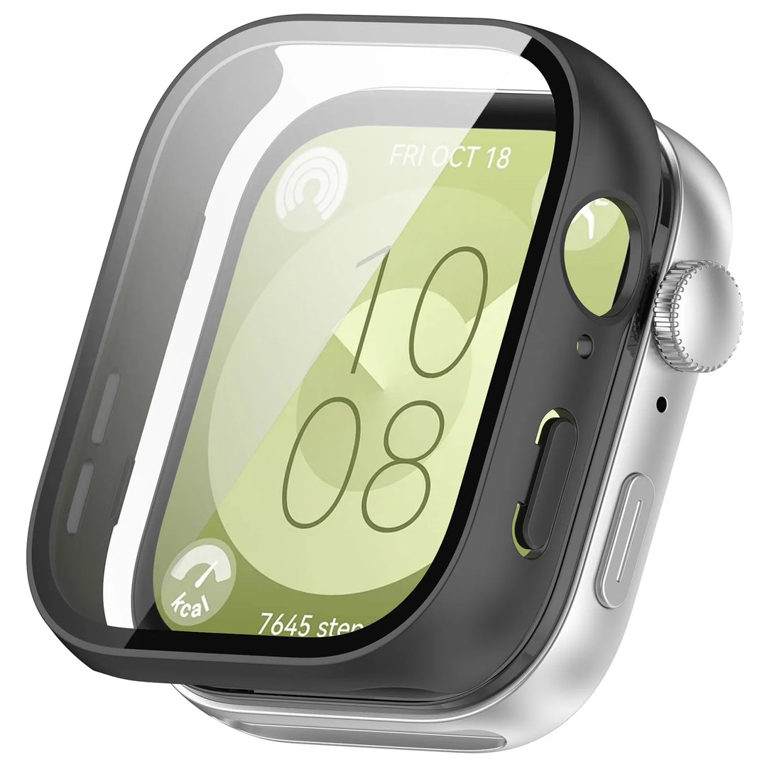 PC+Glass Screen Protector Case for Huawei Watch Fit 3