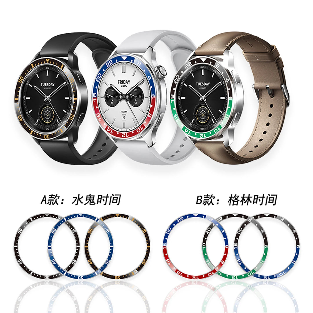 Adhesive Bezel Ring for Xiaomi Watch S3 & S4 – Protective Frame