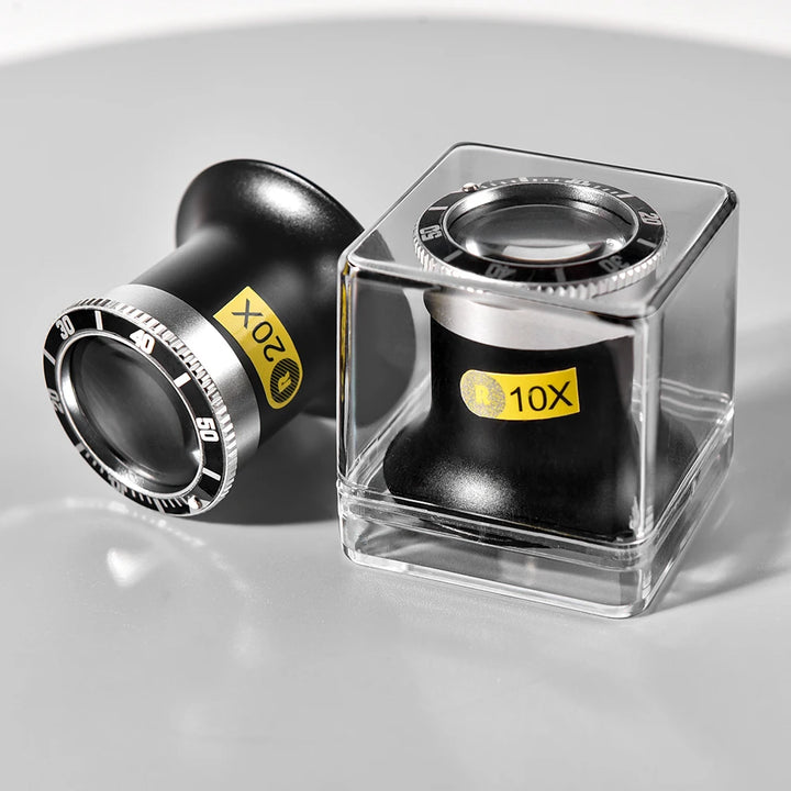 5X/10X/20X Watchmaker Magnifying Loupe – Portable Monocular Lens
