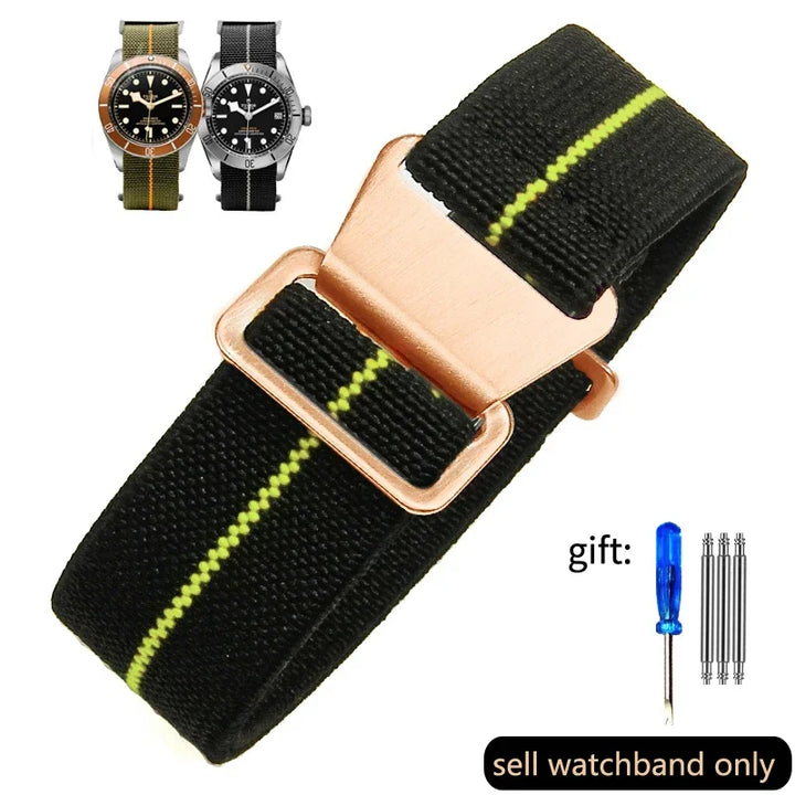 French Army Nylon Watch Band 18–22mm