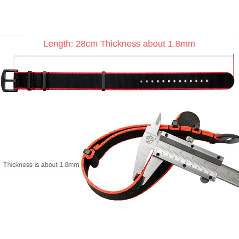 Breathable Nylon NATO Strap 20/22mm