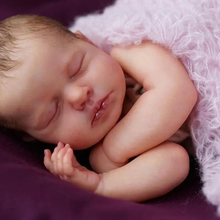 19″ Loulou Painted Reborn Doll Kit – Sleeping 3D Painted Unassembled Parts