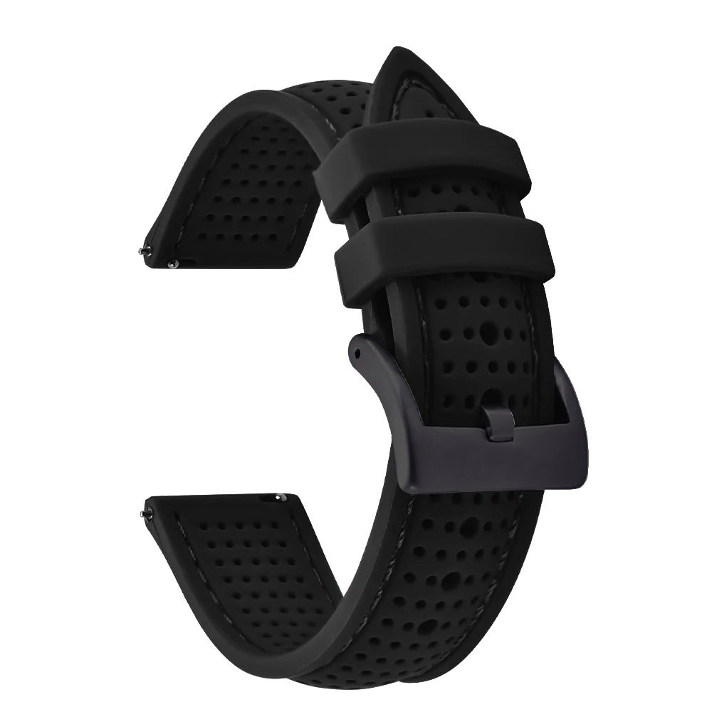 NATOBELT Soft Porous Rubber Watch Strap – Quick Release (18-22mm)