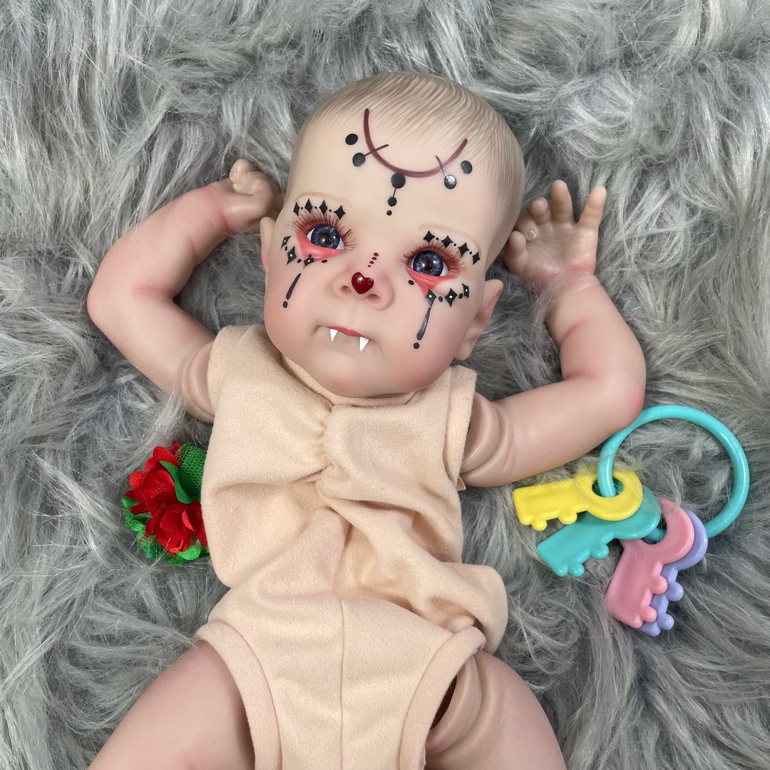 18″ Painted Bettie Reborn Doll Kit – Vinyl DIY Halloween Series
