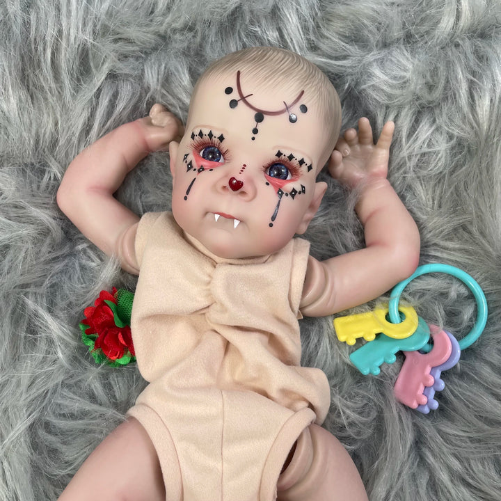 18″ Painted Bettie Reborn Doll Kit – Vinyl DIY Halloween Series