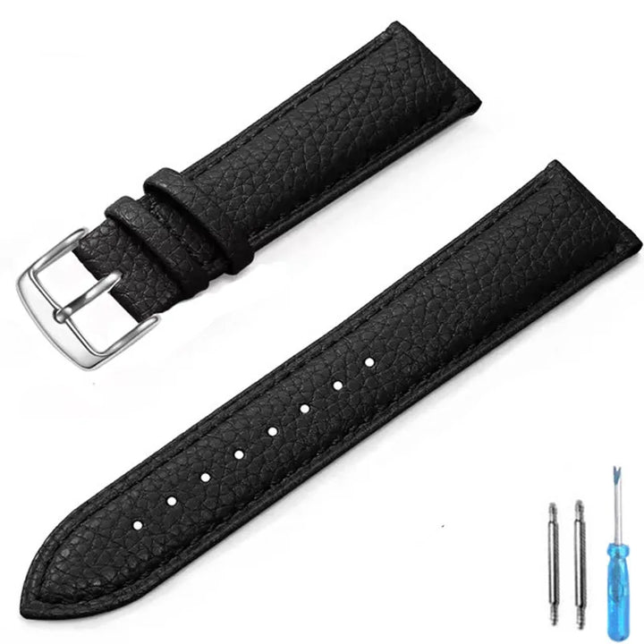 Genuine Leather Watch Band 12mm 14mm 16mm 18mm 20mm Watch Strap for Man Women High-quality Wrist Watchband + Tool
