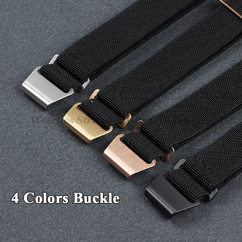 Elastic Nylon Watch Strap 18/20/22mm (Sport Band)