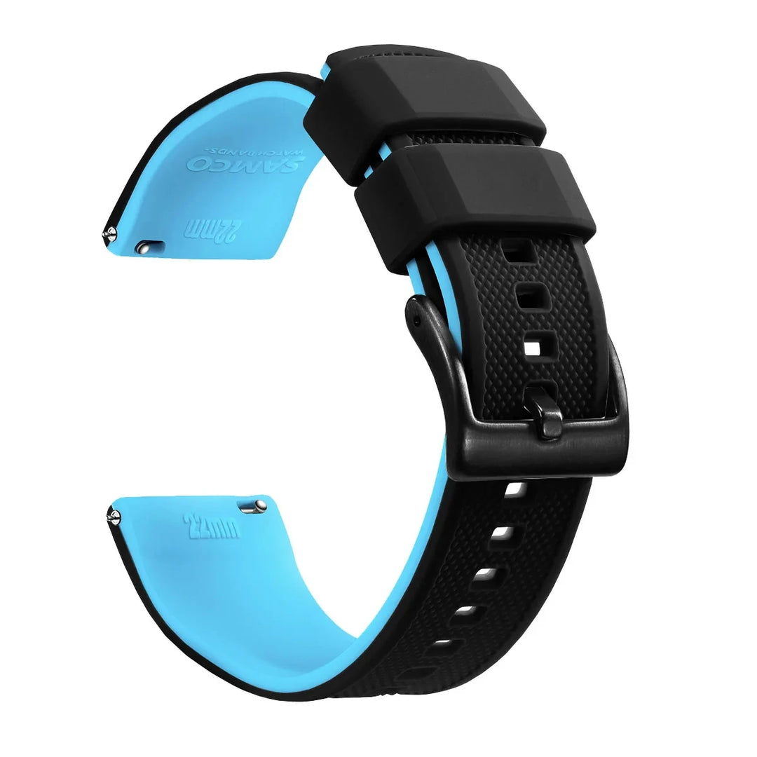 Quick Release Silicone Watch Band 18–22mm