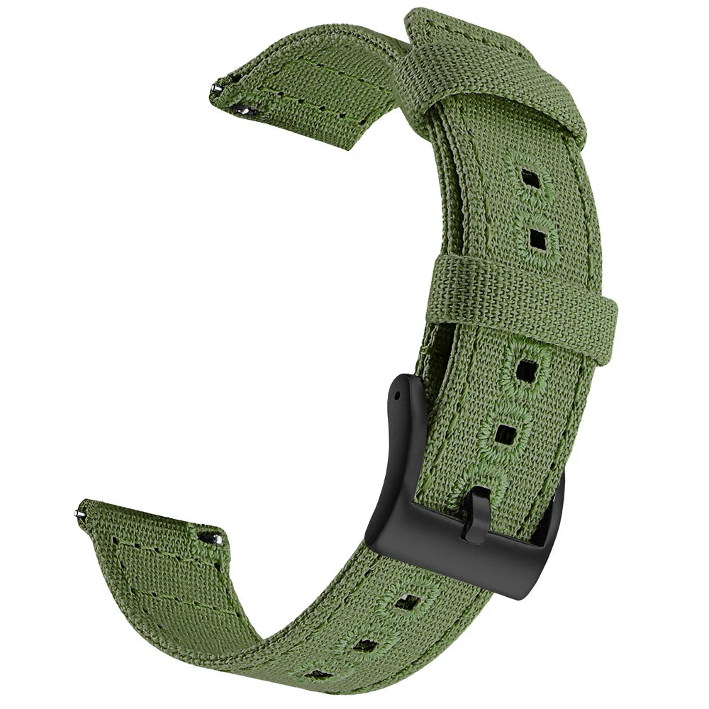 Quick-Release Canvas Strap 20/22mm