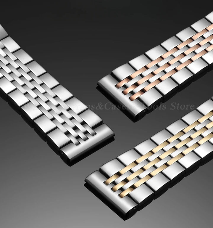 Solid Stainless Steel Wacth Strap for Tissot for Longines for Citizen for Seiko Watch Band 12/13/14/15/16/17/18/19/20/22/23/24mm