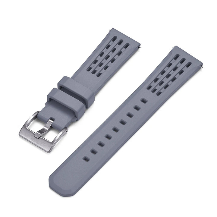NATOBELT High Quality Porous Structure FKM Fluorine Rubber Watch Strap 20mm 22mm New Design Quick Release FKM Rubber Watchbands