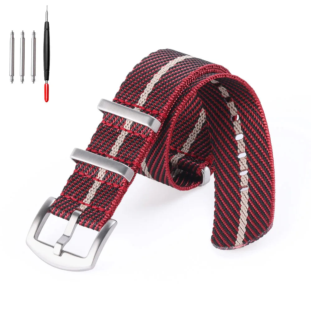 Nylon Military Watch Band 18–22mm