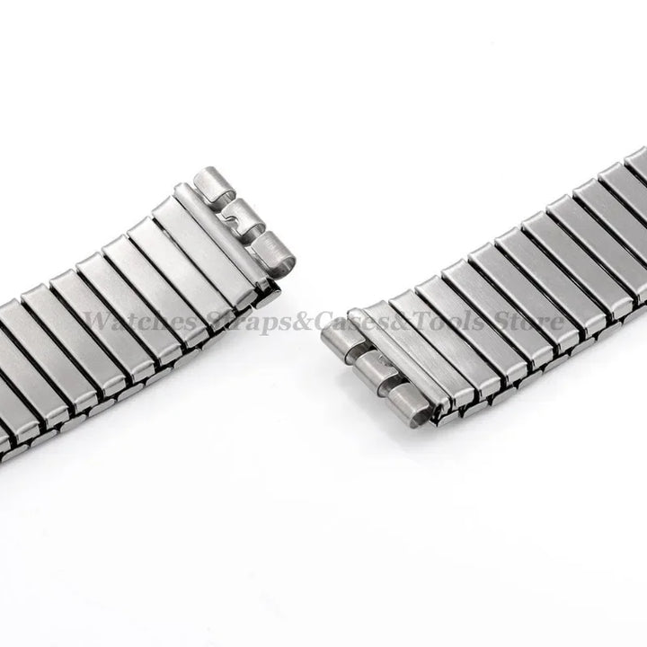 Elastic Metal Stretch Watch Band for Swatch – 17/20mm Stainless Steel