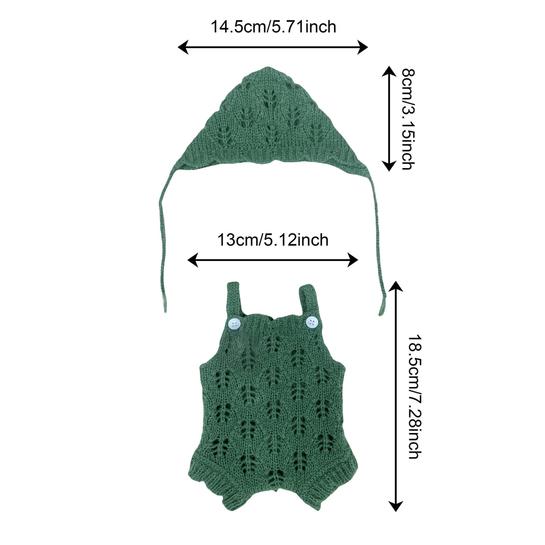 5‑Style Sweater Outfits for 10–12″ Reborn Dolls