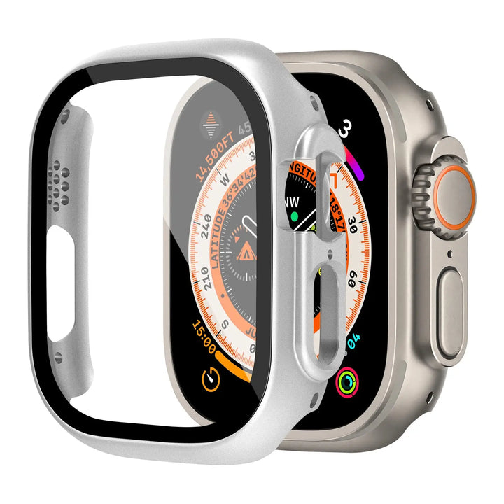 Cover For Apple Watch Ultra 3 Case 49mm Accessories PC Shockproof Bumper+Tempered Glass Screen Protector iwatch Series Ultra 2