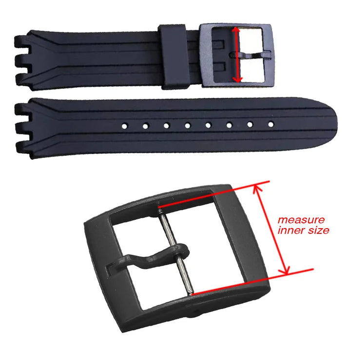 Plastic Watch Clasp for Swatch Strap – 16/19/20mm Colorful