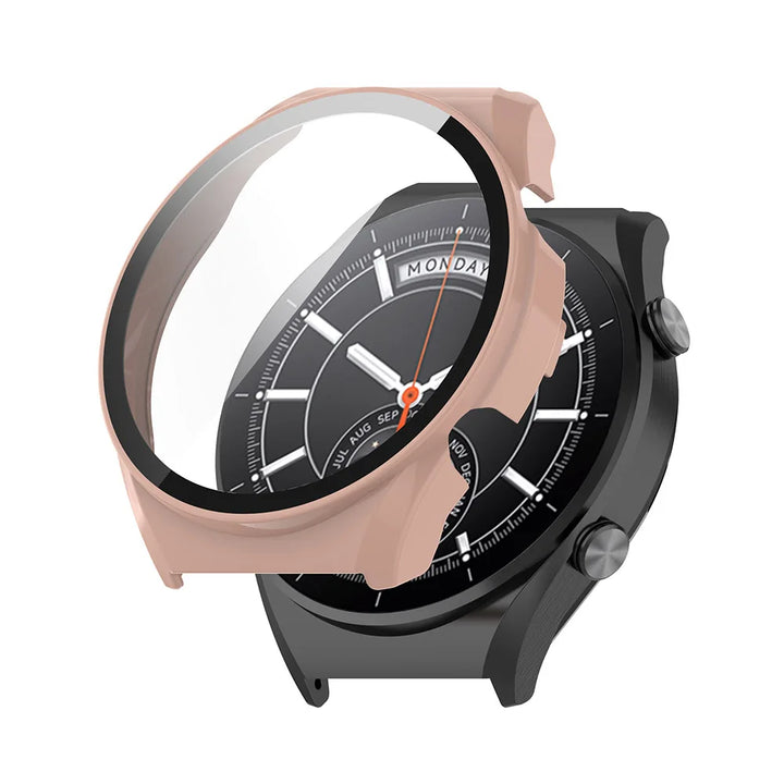 PC + Tempered Glass Protective Case for Xiaomi Watch S1 – Full Screen Cover