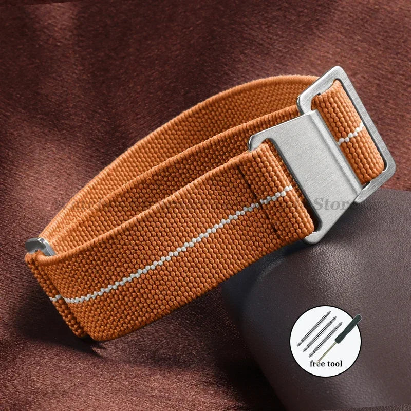 Elastic Nylon Watch Strap 18/20/22mm (Sport Band)