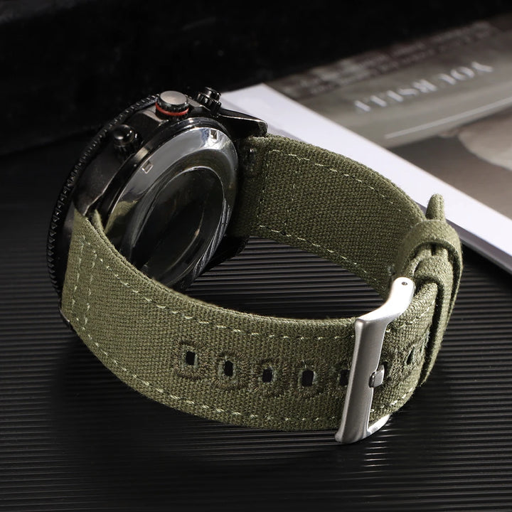 18mm 20mm 22mm Nylon Quick Release Watch Band Replacement Canvas Fabric Sport Strap for Seiko for Omega for Military Style Bands