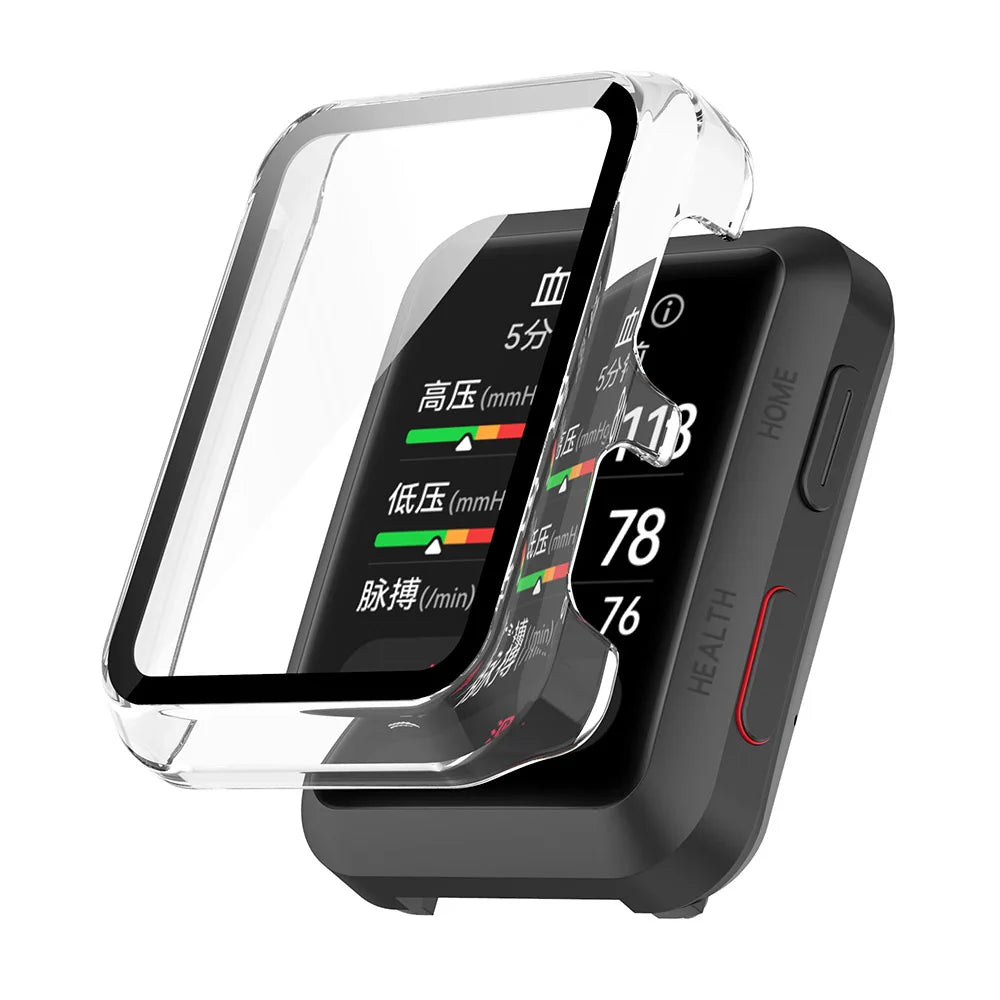 PC & Tempered Glass Protective Case for Huawei Watch D