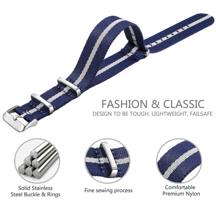 Military Watch Strap 20–22mm