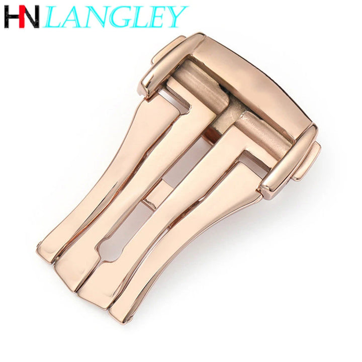 Folding Buckle for Omega Leather & Rubber Straps – 16/18/20mm, Stainless Steel