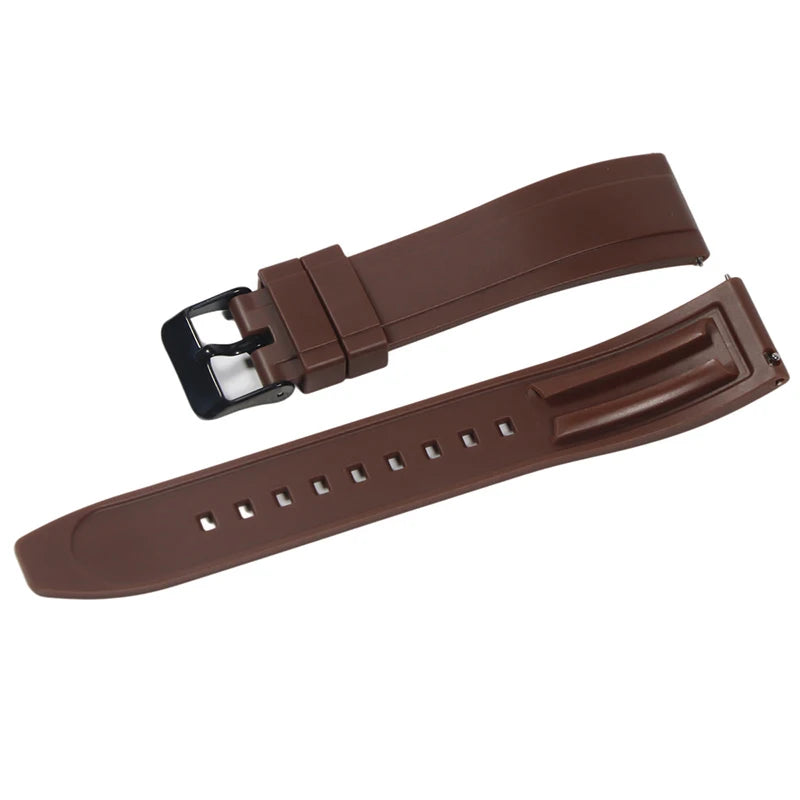 Premium Vulcanized Rubber Watch Strap – 20–24mm Quick Release