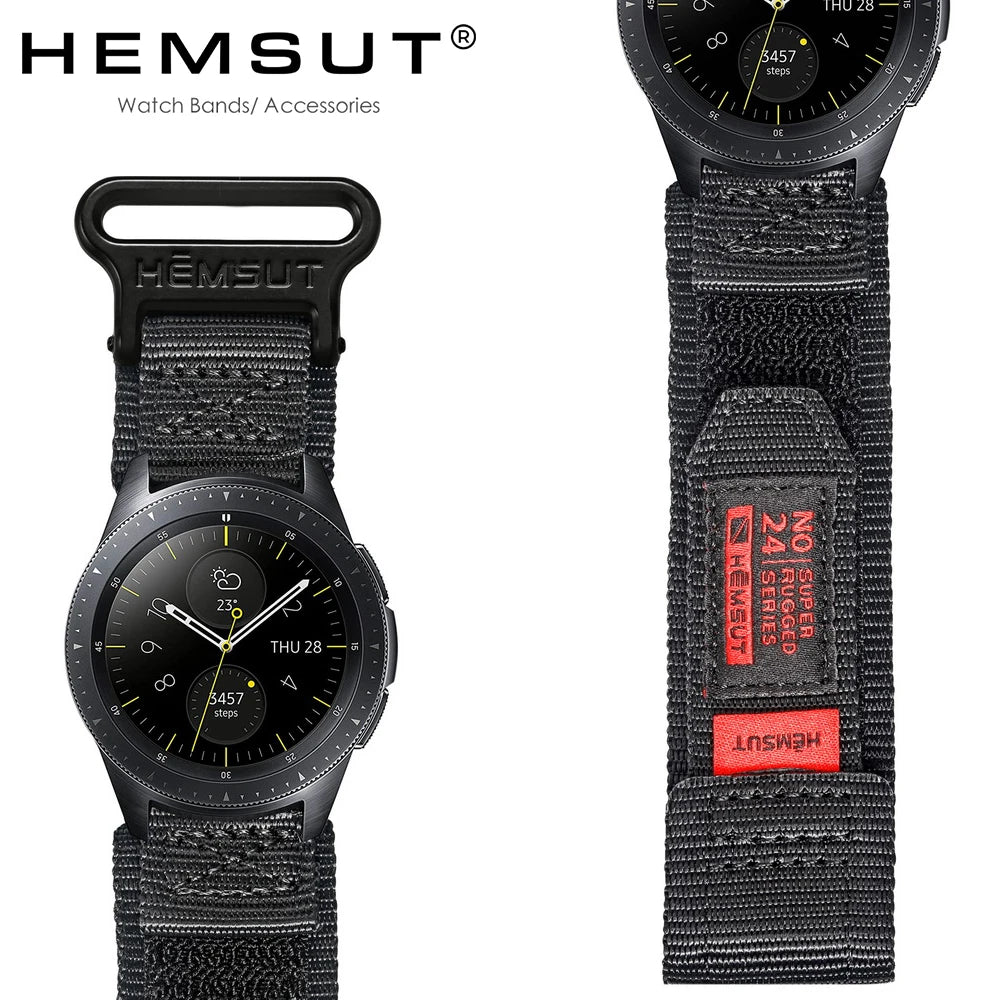 HEMSUT Nylon Military Sport Band for Huawei (20-22mm)