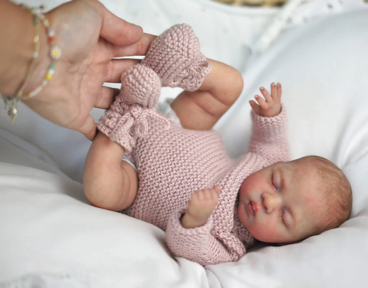 12″ Luna Soft Vinyl Mini Reborn Doll – Lifelike Bebe