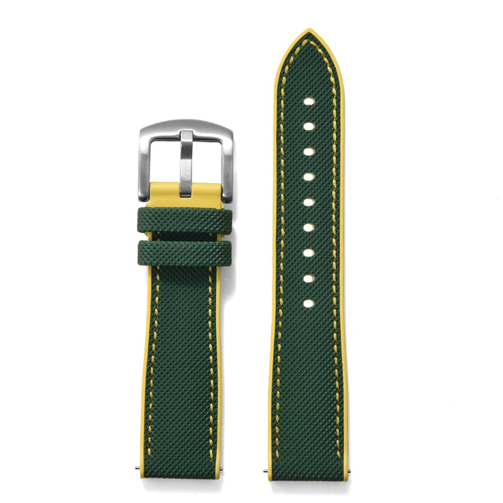 JUELONG For Longines Seiko Water Ghost Hamilton Series Nylon Rubber WatchStrap 18mm 20mm 22mm 24mm FKM Sailcloth Strap WristBand