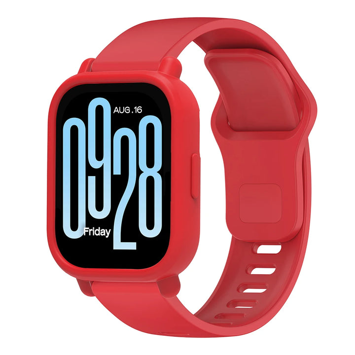 Silicone Strap with Protective Case for Redmi Watch 5 Active