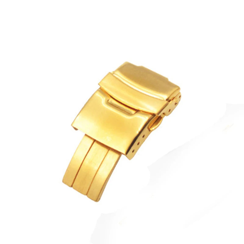 Stainless Steel Folding Clasp 18–24mm for Seiko & Citizen Watch Bands