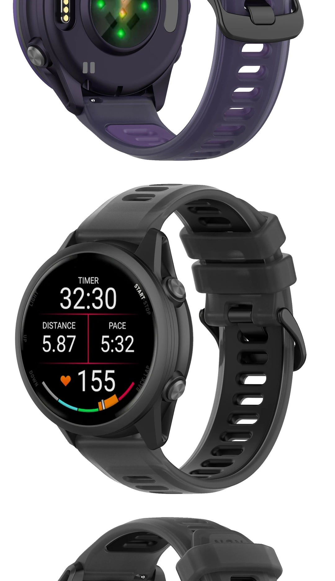 Silicone Strap for Garmin Forerunner & Venu (20mm/22mm)