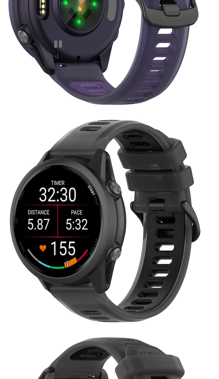 Silicone Strap for Garmin Forerunner & Venu (20mm/22mm)