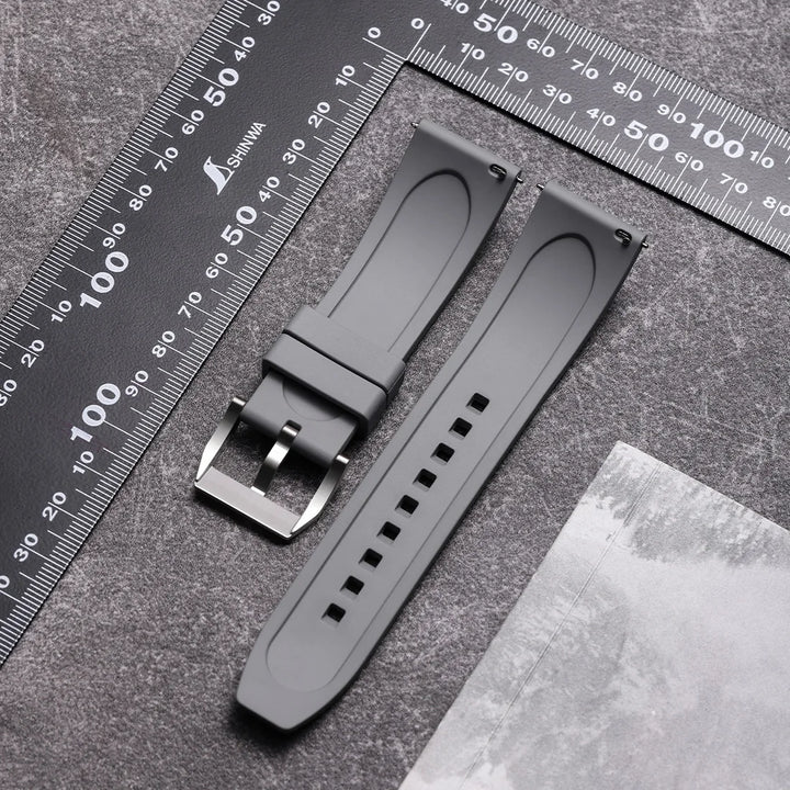 Natural Rubber Watch Band, Quick Release, 20mm 21mm 22mm 24mm, Accessories Watch Strap For LONGINES MIDO TISSOT