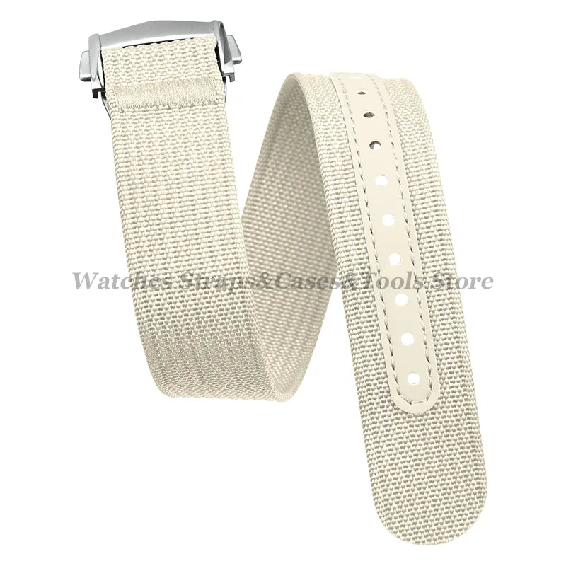 Canvas Nylon Watch Strap – 20-22mm Waterproof