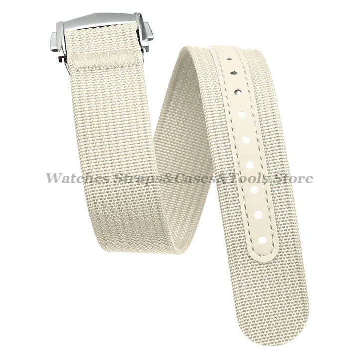 Canvas Nylon Watch Strap – 20-22mm Waterproof