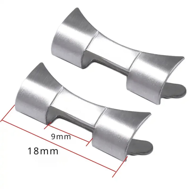 Curved Flat End Stainless Steel Link Adapter 18–22mm for Seiko SKX007/009