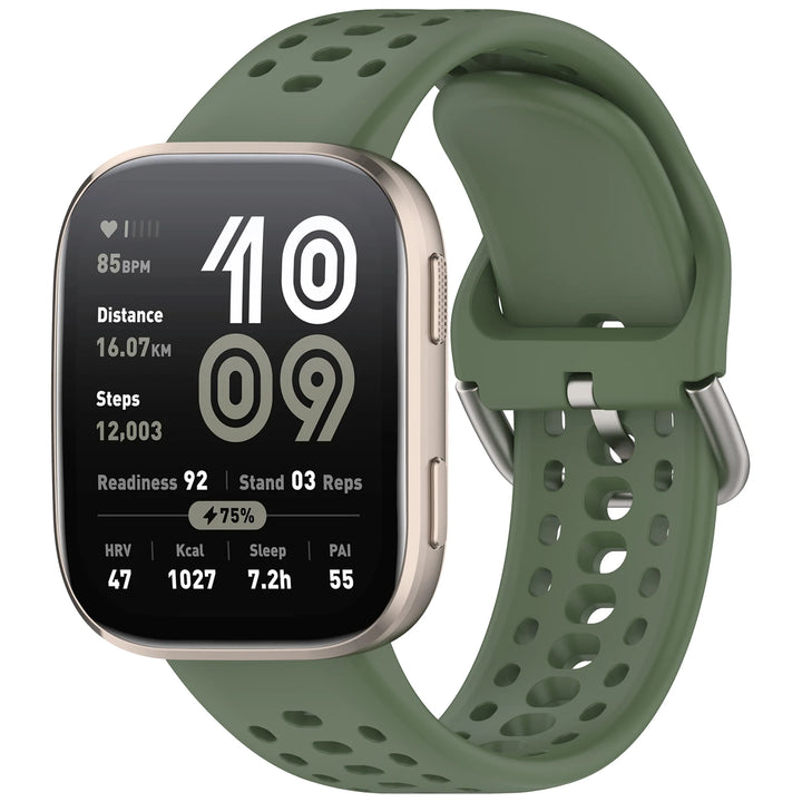 Silicone Strap with Protective Case for Amazfit Bip 6