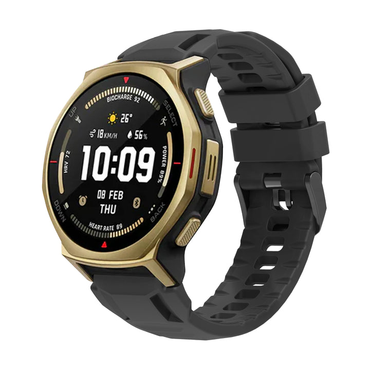 Silicone Strap with Protective Case for Amazfit T-Rex 3 Pro (44mm)