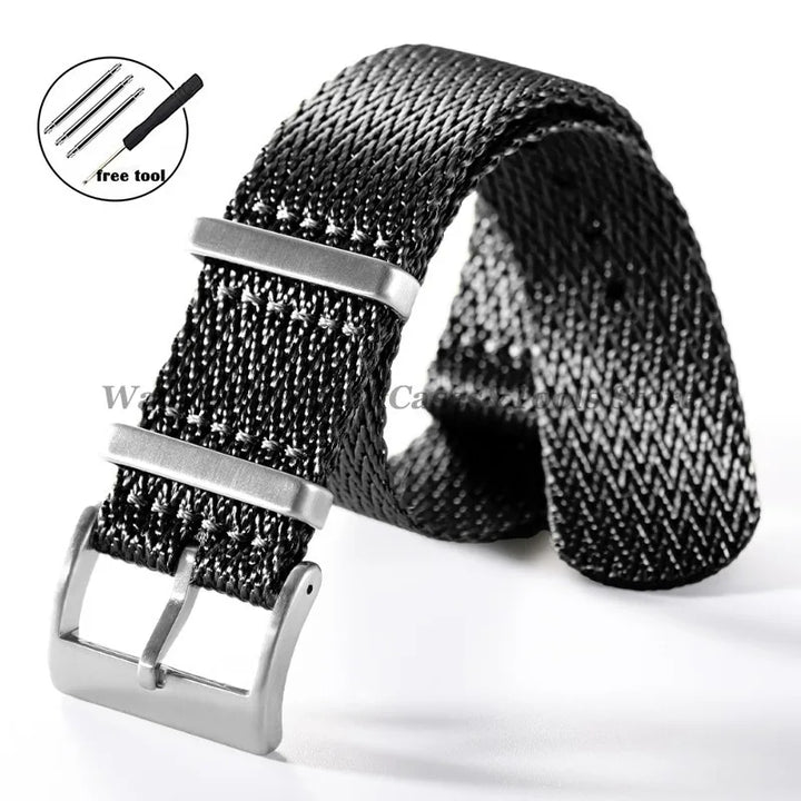 Military Nylon Watch Strap – 18-22mm