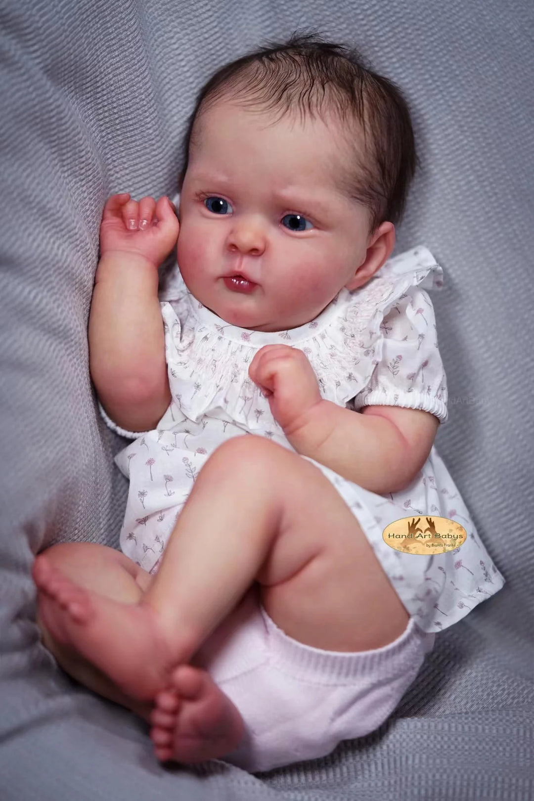 18″ Painted Jocy Reborn Doll Kit – High‑Quality Vinyl Parts with Cloth Body & Eyelashes