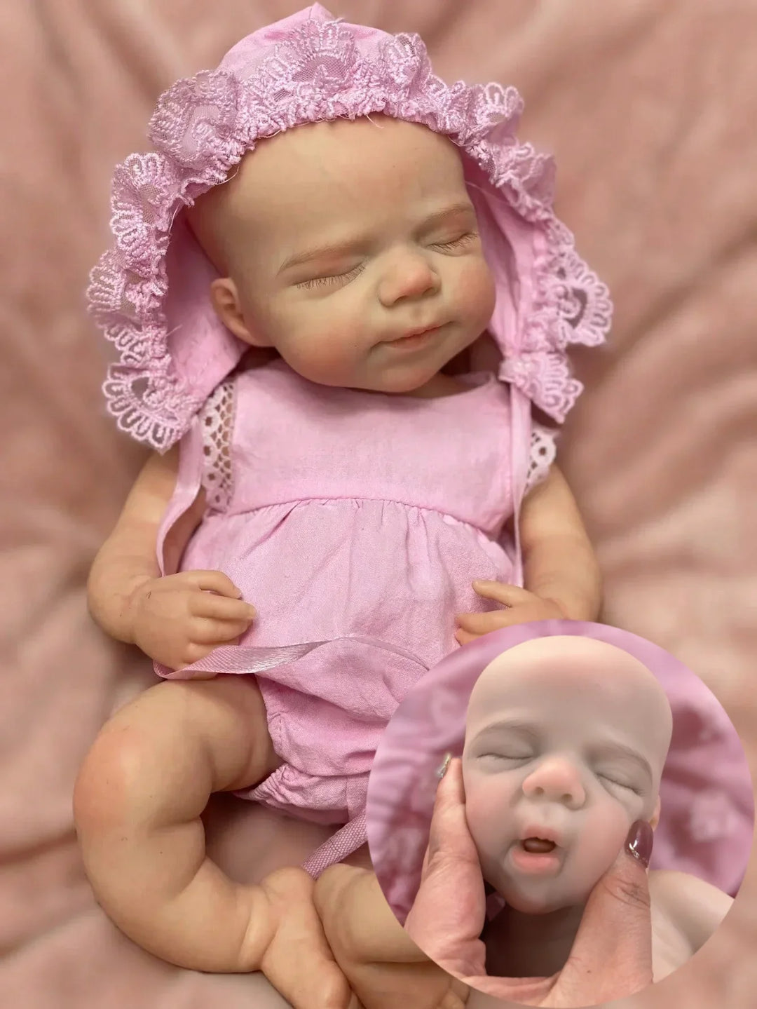 13″ Pascale Silicone Reborn Baby Girl – Open Mouth Realistic Doll