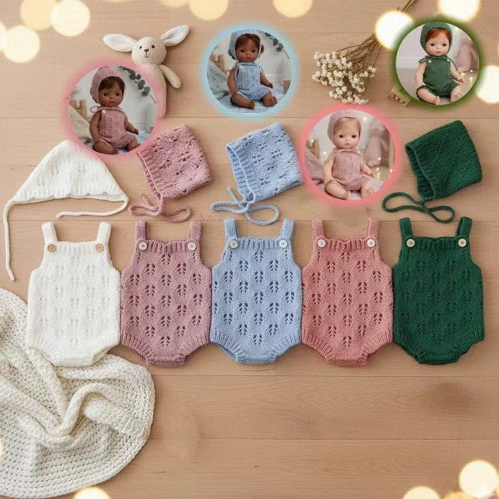 5‑Style Sweater Outfits for 10–12″ Reborn Dolls